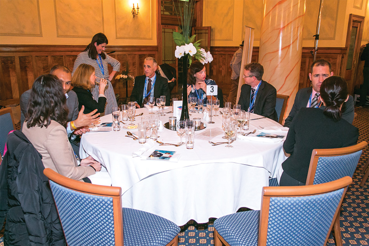 Participants at the Women Lead gala dinner